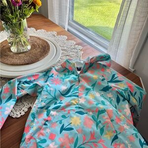 Nike Multicolor Floral Zip Pullover